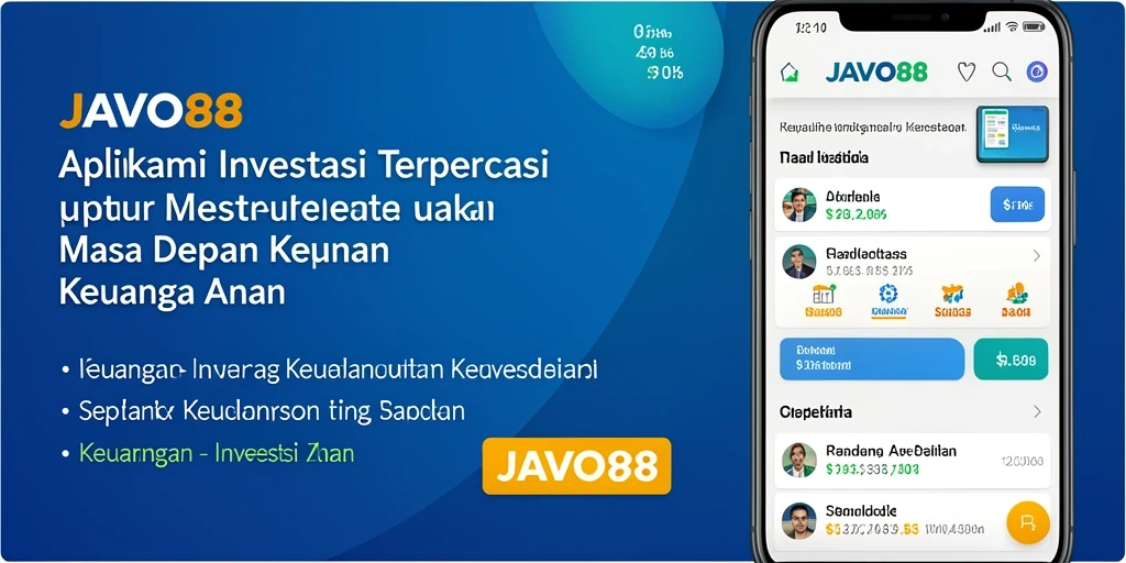 Tampilan antarmuka mudah digunakan dari aplikasi Investasi JAVO88.