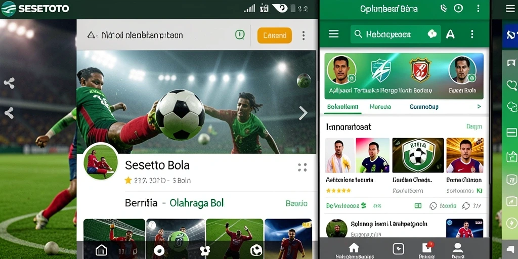 Tampilan antarmuka SESETOTO yang modern dan user-friendly.