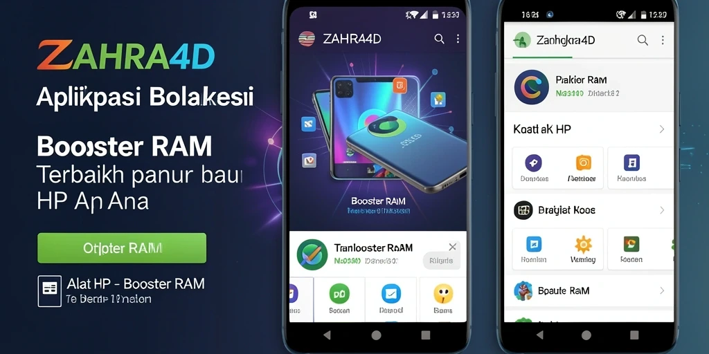 Antarmuka aplikasi ZAHRA4D yang menarik dan mudah digunakan.