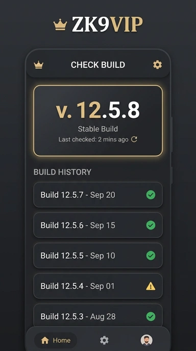 Riwayat Versi Aplikasi zk9vip untuk Android